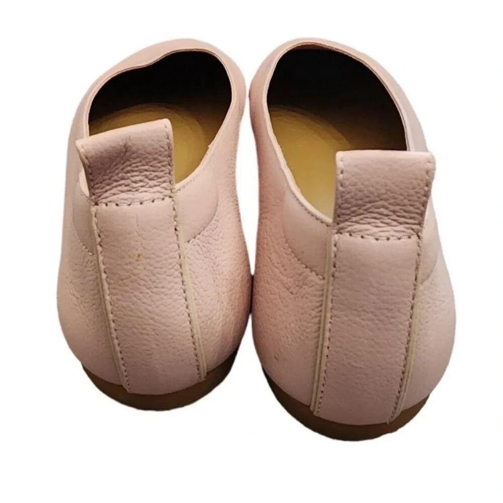 Everlane Blush Pink Pebbled Leather Flats Size 6 - Picture 4 of 8